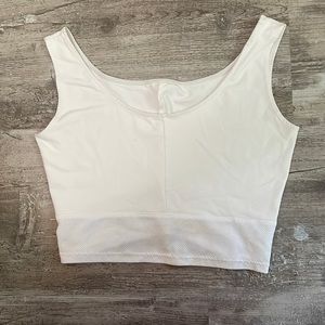 White Crop Top